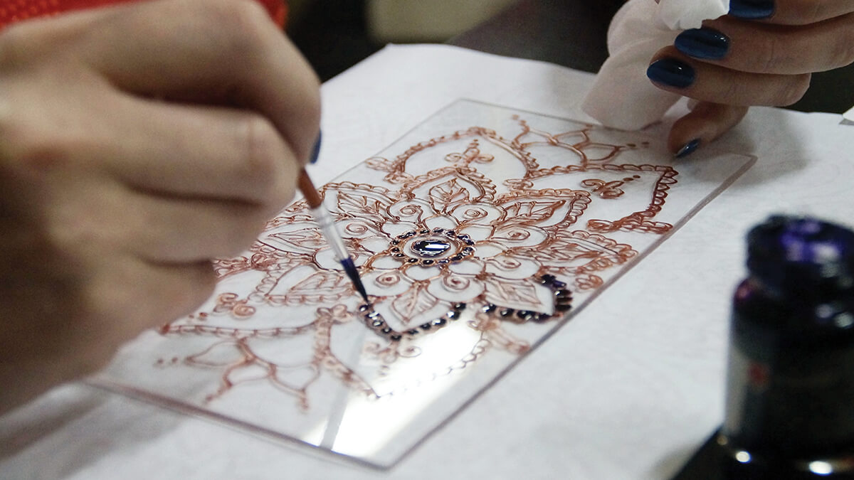 Art glass studio